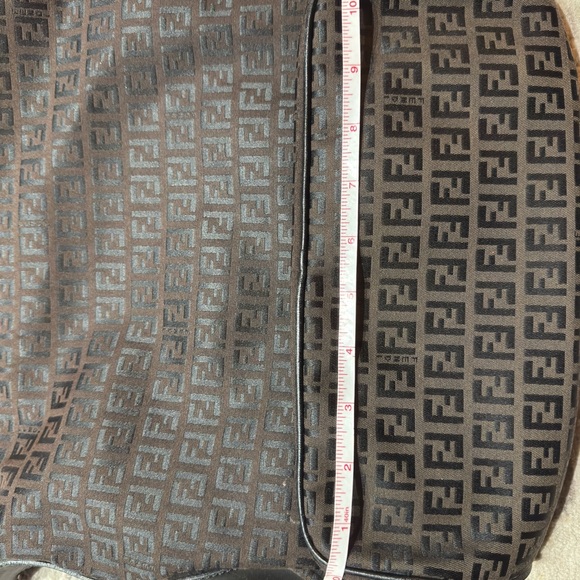 Prew-Owned FENDI Zucca Shoulder Bag - Picture 14 of 15